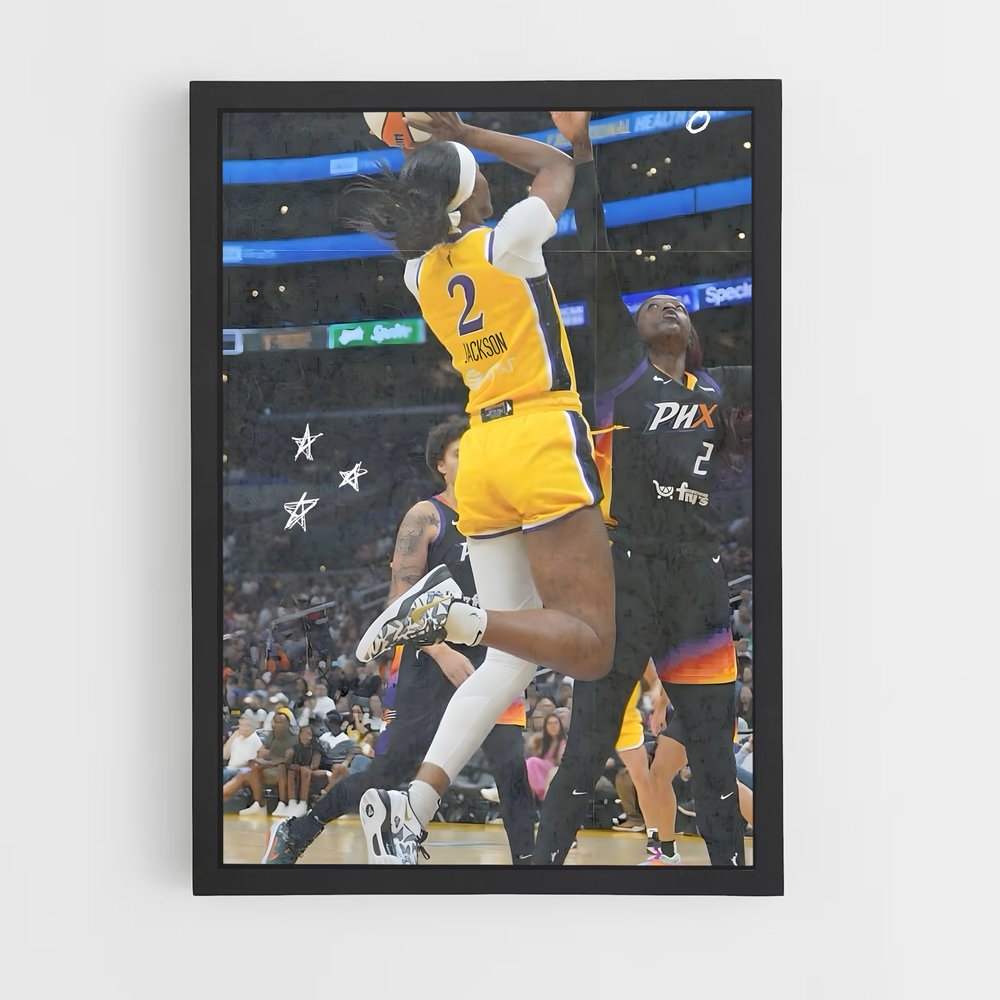 Poster Rickea de jackson – affiche Basketball (vue 2)